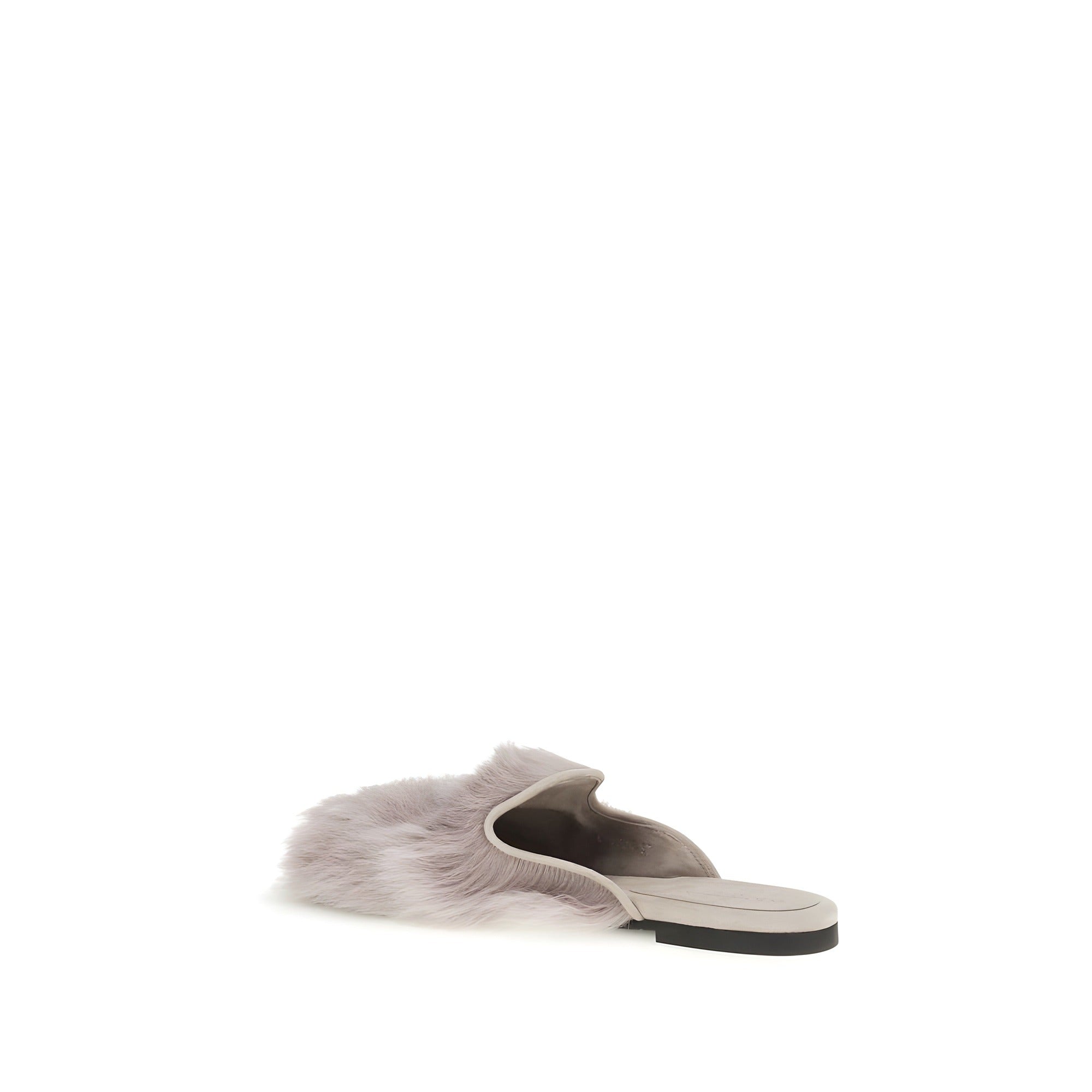 Mules Dolce & Gabbana grises en agneau Ovis Aries Aries