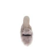 Mules Dolce & Gabbana grises en agneau Ovis Aries Aries