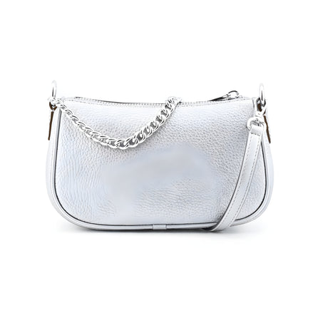 Michael Kors Grey Leather Shoulder Bag