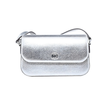 Michael Kors Grey Leather Shoulder Bag