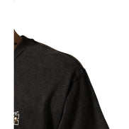 Dolce & Gabbana Grey Logo Embellished Crew Neck T-Shirt
