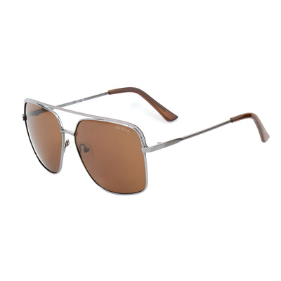 Lunettes de soleil Guess en métal gris