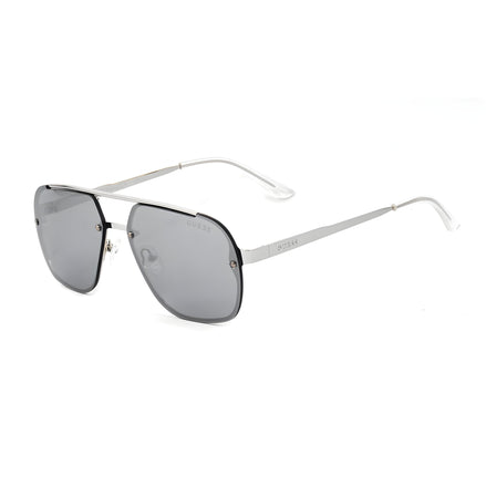 Lunettes de soleil Guess en métal gris