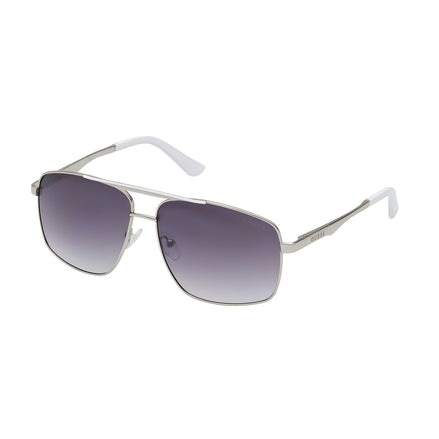 Lunettes de soleil Guess en métal gris
