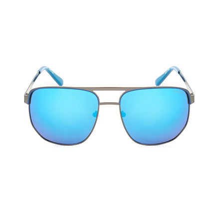 Lunettes de soleil Guess en métal gris