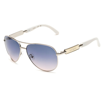 Lunettes de soleil Guess en métal gris