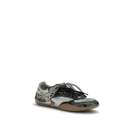 Miu Miu Gray Athletic Sneakers