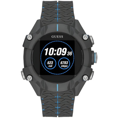 Guess Grey Resin Sport Watch