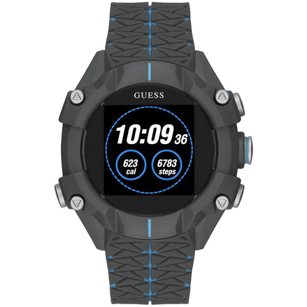 Guess Grey Resin Sport Watch