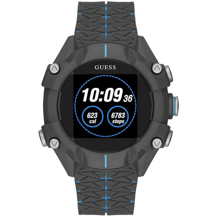 Montre sport Guess en résine grise