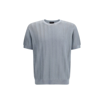Giorgio Armani Grey Silk Sweater