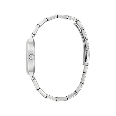 Montre Guess Femme en Acier Inoxydable Gris, Bracelet en Maille Milanaise