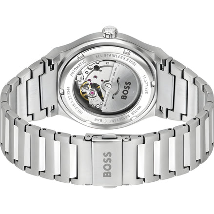 Hugo Boss Gray Stainless Steel Dress Watch