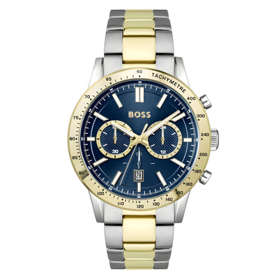 Hugo Boss Grey Stainless Steel Dress Watch