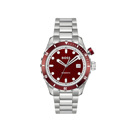 Hugo Boss Grey Stainless Steel Dress Watch