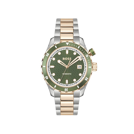 Hugo Boss Grey Stainless Steel Dress Watch