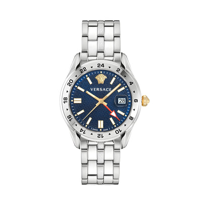 Versace Grey Stainless Steel Dress Watch