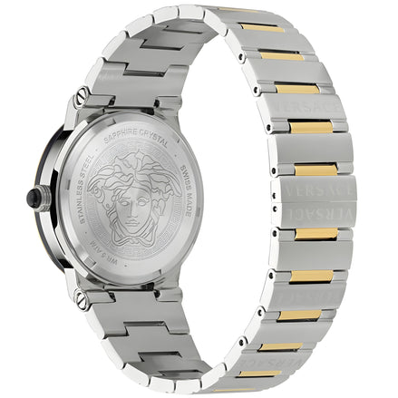 Versace Grey Stainless Steel Dress Watch