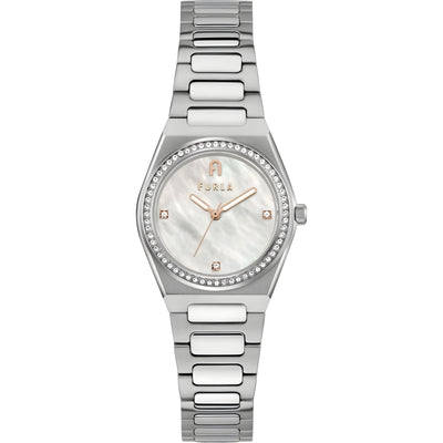 Furla Grey Stainless Steel Dress Watch
