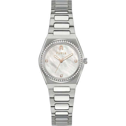 Furla Grey Stainless Steel Dress Watch