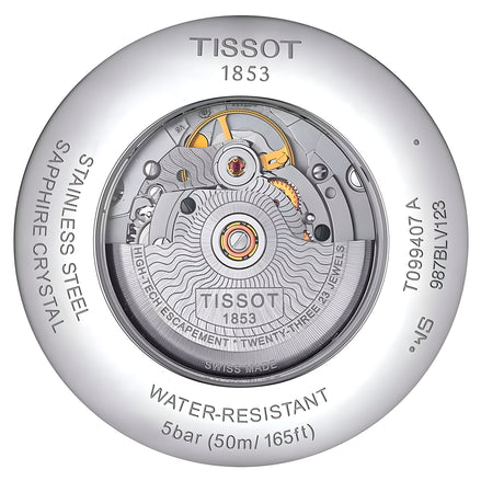 Montre habillée Tissot en acier inoxydable gris