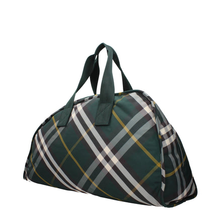 Burberry Bagage et Accessoires de Voyage en Tissu Vert