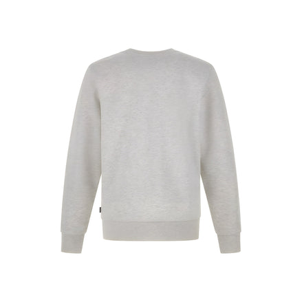 Sweat-shirt Hugo Boss en coton gris avec logo