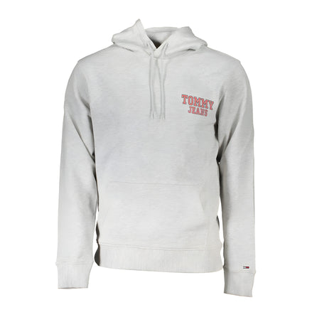 Sweat à capuche en coton gris Tommy Hilfiger pour homme