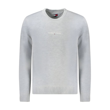 Pull Tommy Hilfiger gris en polyester pour homme