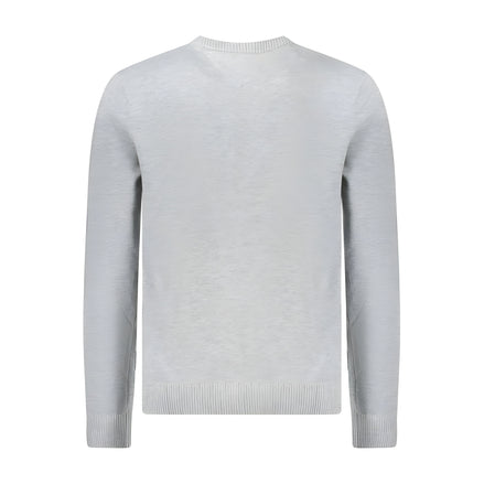 Pull Tommy Hilfiger gris en polyester pour homme