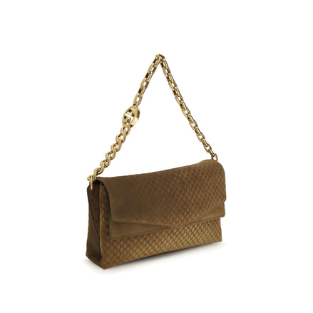 Gucci Brown Suede Handbag