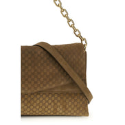 Gucci Brown Suede Handbag
