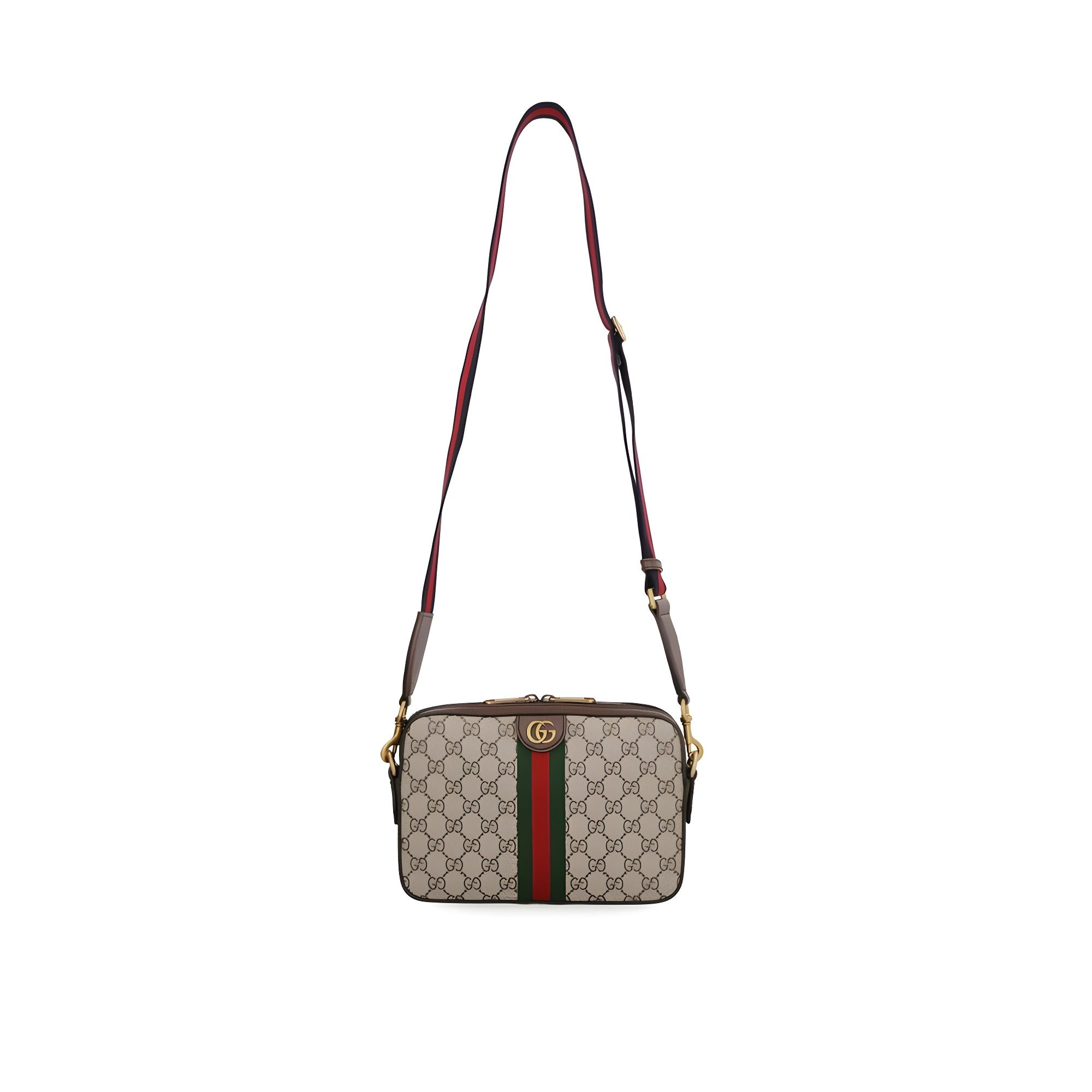 Gucci Beige Cotton Shoulder Bag