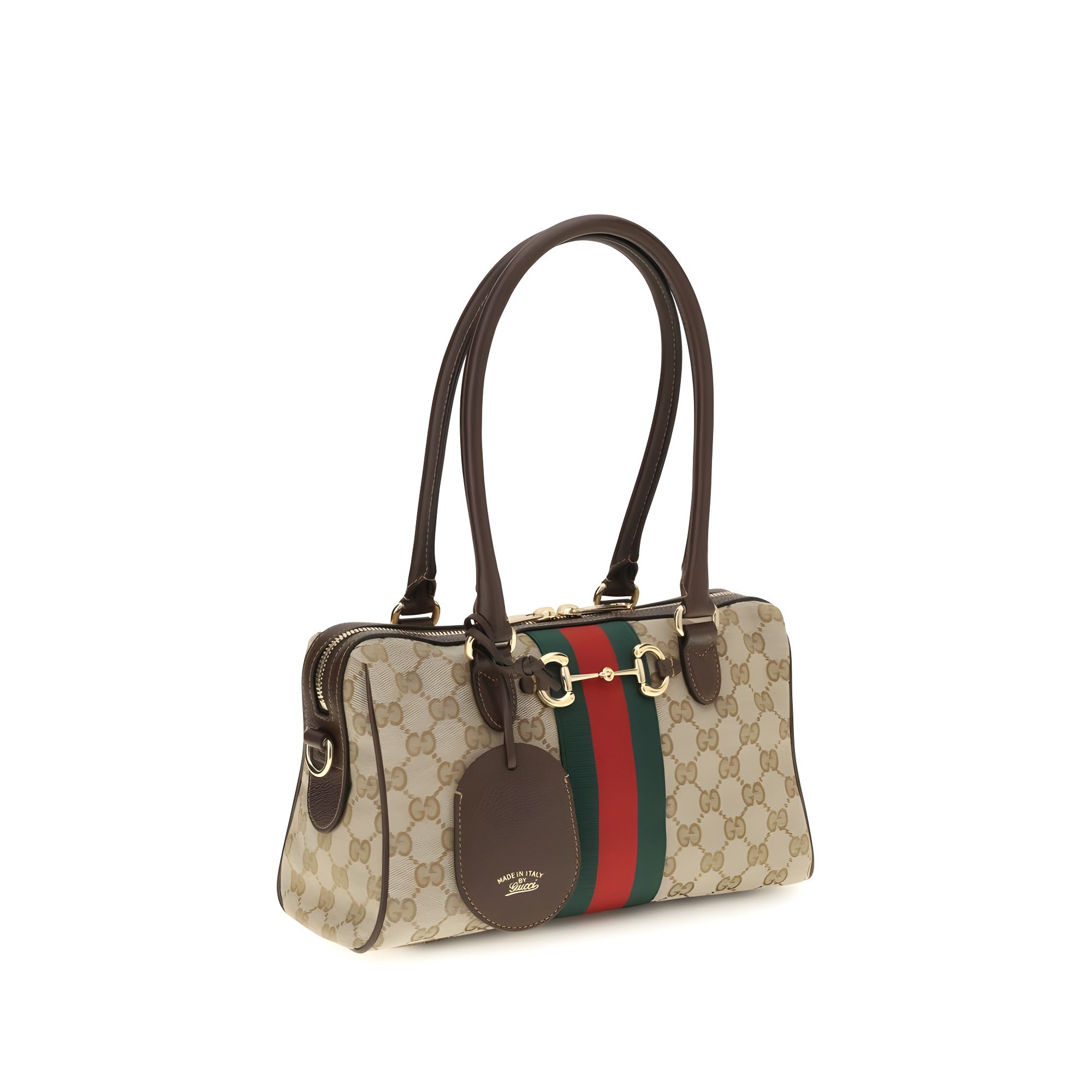 Gucci Beige Fabric Handbag