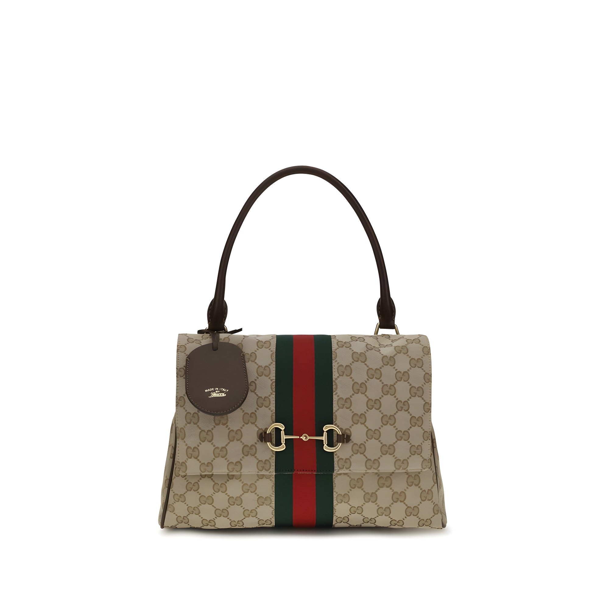 Gucci Beige Fabric Handbag