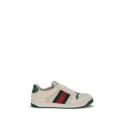 Gucci Beige Fabric Low Top Sneakers