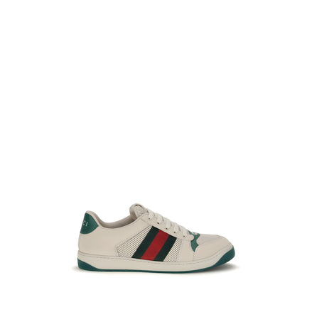 Gucci Beige Fabric Low Top Sneakers