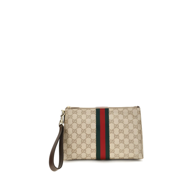 Gucci Beige Fabric Shoulder Bag