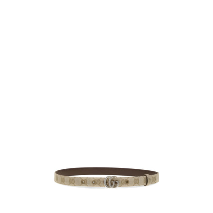 Gucci Beige Fabric Thin Belt