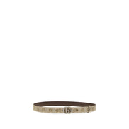 Gucci Beige Fabric Thin Belt