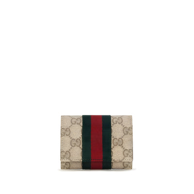 Gucci Beige Fabric Wallet