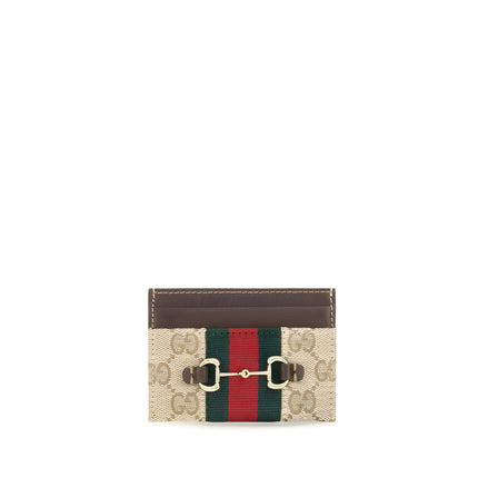 Gucci Beige Fabric Wallet