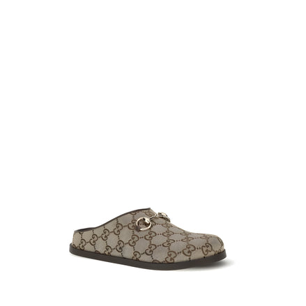 Gucci Beige Rubber Mules