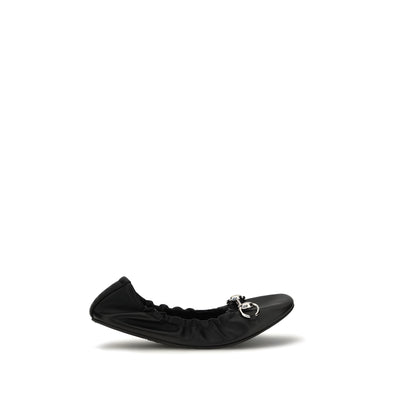 Gucci Black Ballet Flats
