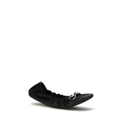 Gucci Black Ballet Flats
