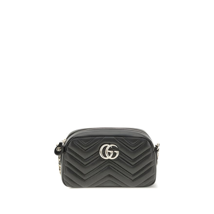 Gucci Black GG Marmont Shoulder Bag