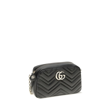 Gucci Black GG Marmont Shoulder Bag
