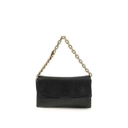 Gucci Black Calf Leather Shoulder Bag