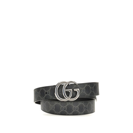 Gucci Black Calf Leather Regular Belt