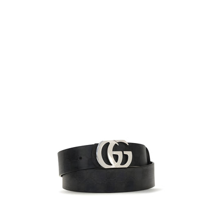 Gucci Black Cotton Belt